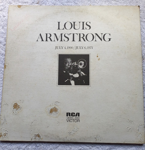 Louis Armstrong, Lp, Disco De Vinilo, Acetato