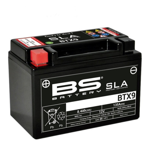 Batería Moto Btx9 Agm Bs Battery Cbr 900 