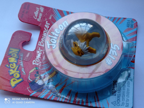 Jolteon Power Bouncer 1999 Hasbro Pokemon Nintendo (Usado)
