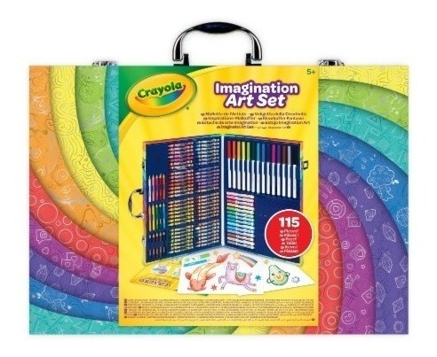 Crayola Set Maleta De Dibujo 115 Piezas Lapices Original Usa