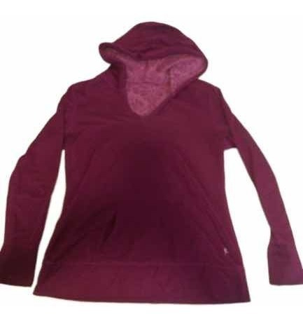 sudadera guinda mujer