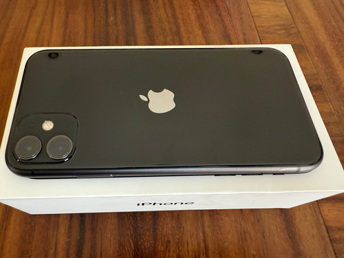 Apple iPhone 11 (64 Gb) - Negro Pila Nueva, Listo Para Agregar Id (Usado)