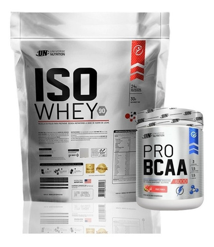 Iso Whey 90 3kg + Pro Bcaa 500gr ¡ Delivery Gratis !