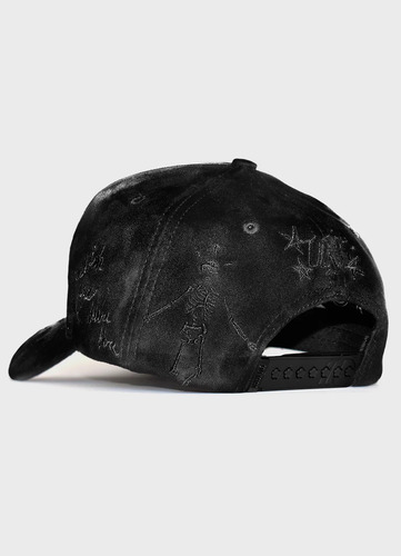 Gorra Innedit Muratravis Muraworld Original Muratravis Cristals Black Único Gamuza
