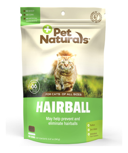 Pet Naturals De Vt Hairball Suplementos Para Gatos