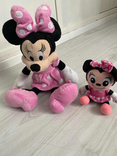 Minnie Original Disney Grande + Minnie Pequeña Impecable