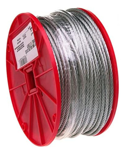 Cable De Acero Galvanizado Carrete, Alma De 7x7, 1/8  D...