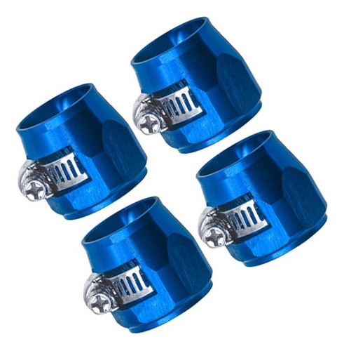 4x Abrazaderas De Acabado De Manguera Accesorios De Azul An6