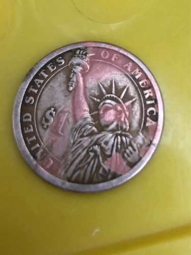 Imagen 2 de 3 de Moneda De 1 Dolar De George Washington Del Año 1789-1797