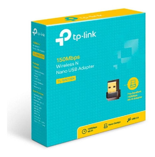 Imagen 3 de 9 de Extensor De Red Adaptador Wifi Nano Usb Tl-wn725n Tp-link