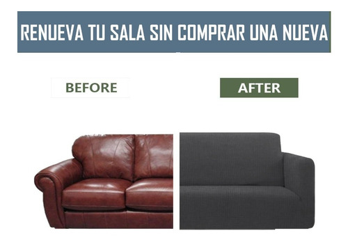 Protector De Sala Elástico Funda Sillón Funda Sofá 3 Piezas