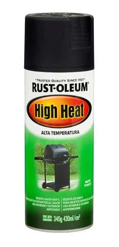 Rust Oleum Negro Alta Temperatura + Envio Pintu Don Luis Mdp