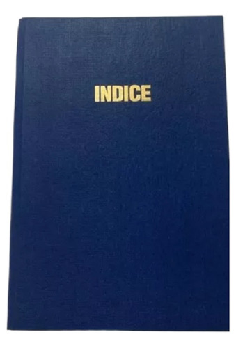 Indice Azul 2224/i Oficio 22 X 33 T/d 200 Pag (100 Hojas)