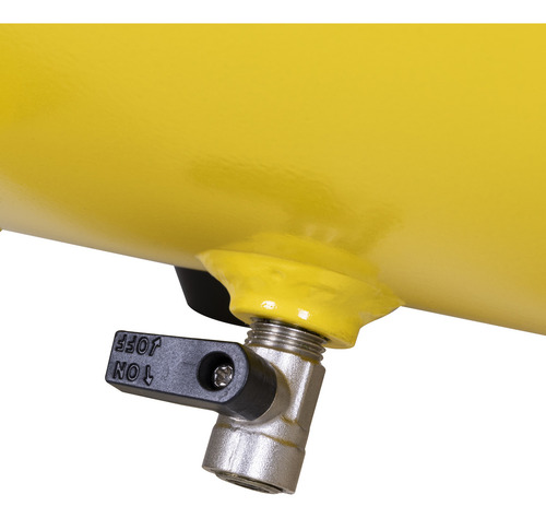 Compresor Stanley Sin Aceite Horizontal 50l 2hp 201301-b3 Color Amarillo 127V 60 Hz