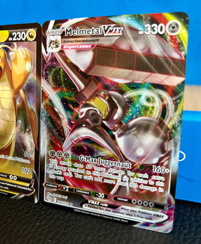 Pokemon Tcg Dragonite V Y Melmetal V Max Set De 2 Cartas (Usado)