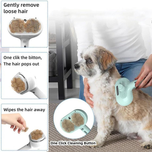 Para Para Peine Limpiador A Vapor Para Pelo De Mascota,