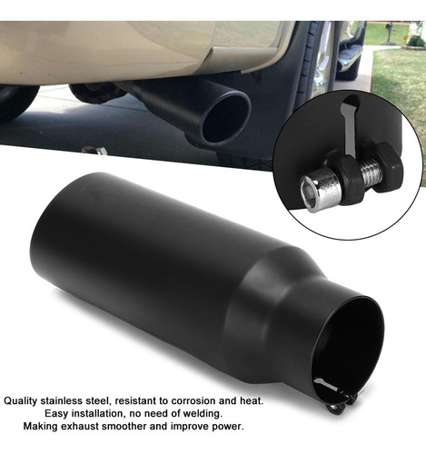 Tubo De Escape Para Automóvil Con Punta De Acero Inoxidable,