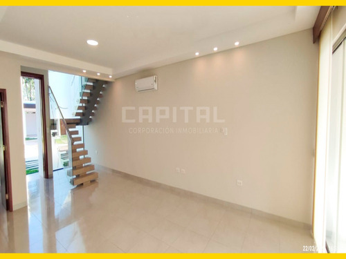 Alquilo Casa A Estrenar En Condominio En El Urubo