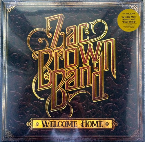 Zac  Brown Band   Welcome Home  Vinilo 1lp Importado 180gr 