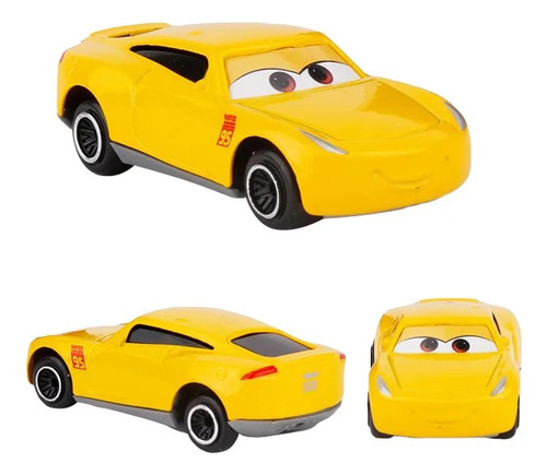 Kit 6 Carrinhos Filme Cars Relâmpago Mc Queen Die Cast Cor Carros