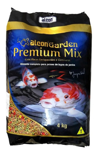 Ração Para Peixes Premium Mix 4kg Alcon Garden