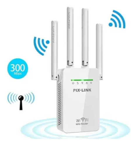 Amplificador wifi Pix Link LV-WR09 de 4 antenas