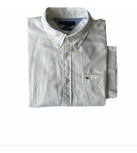 Camisa Tommy Hilfiger Hombre Manga Corta Talla L Cth025