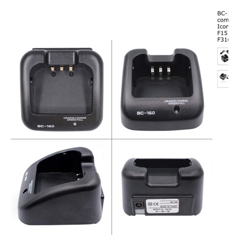 Cargador P/handy Icom Bc160 Ic-a14 Digital Moron