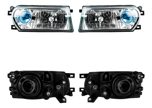 Par De Faros Der/ Izq Para Nissan Tsuru 3 05-17 Diforza