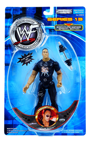 Wwf Series 13 Signature Series The Rock 2001 Silver Edition