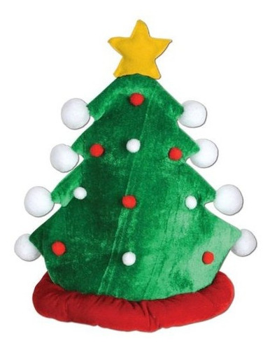 Beistle 1 Pack Felpa Arbol De Navidad Hat
