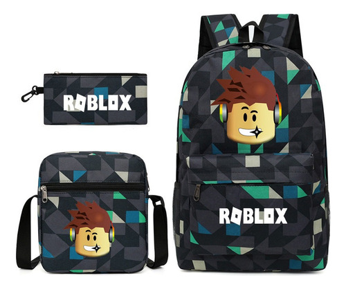 Mochila For Estudiantes Roblox De 3 Piezas