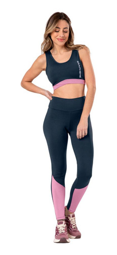 Top Deportivo De Dama Graphene Negro Con Rosa Oferta