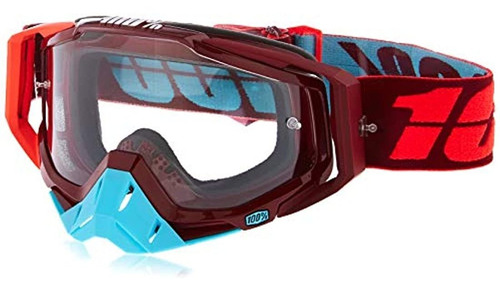 Gafas Protectoras Marca 100% Racecraft Roja-azul