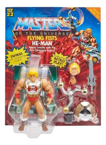 Muñeco He Man C Boleador 14 Cm Master Of The Universe Mattel