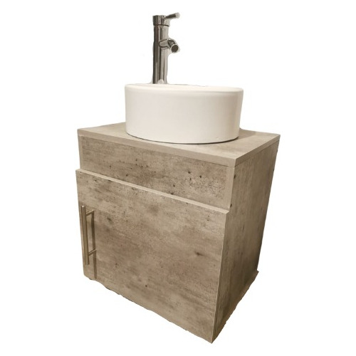 Mezcladora Para Lavabo Con Lavabo Y Mueble Minimalista