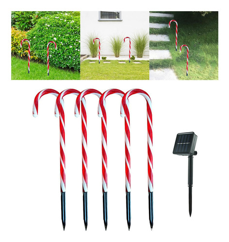 Lámparas Led De Navidad Adornos Luces De Energía Solar De