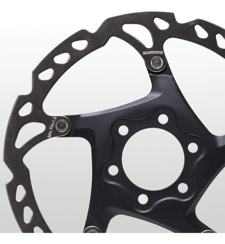 Rotor Shimano Sm -rt76 - 6 Perno Un Color, 160 Mm