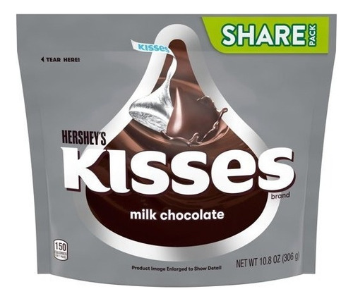 Hershey's Kisses Caramelo De Chocolate Con Leche 306gr
