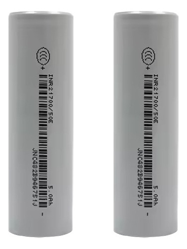 2 Baterias Pilas Eve Inr21700/50e Li-ion Grado A 5000 Mah 3c