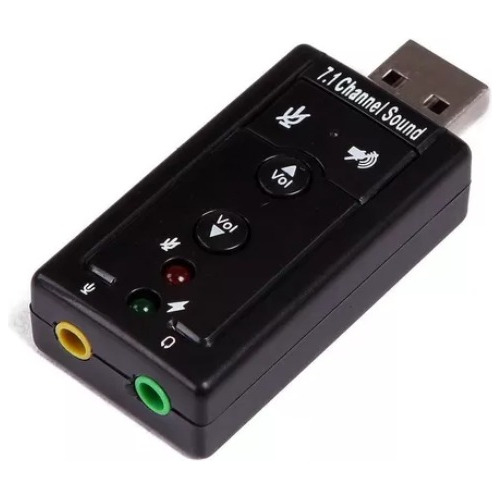 Tarjeta Sonido 7.1 Usb Audio 3d Microfono Externo