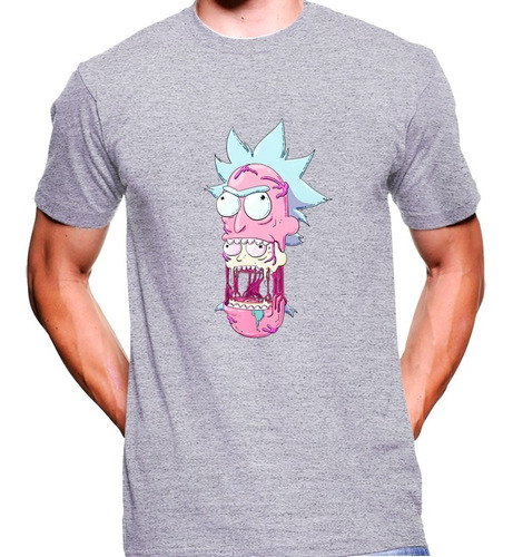 Camiseta Premium Dtg Rock Estampada Rick And Morty 05