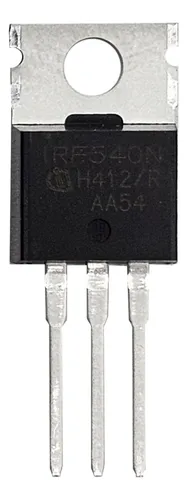Transistor Mosfet Irf540n 33a 100v Irf540 Ir Arduino Hobb