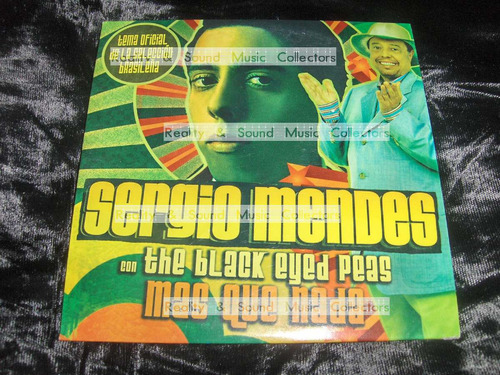 Sergio Mendes Mas Que Nada Black Eyed Peas Cd Single Promo