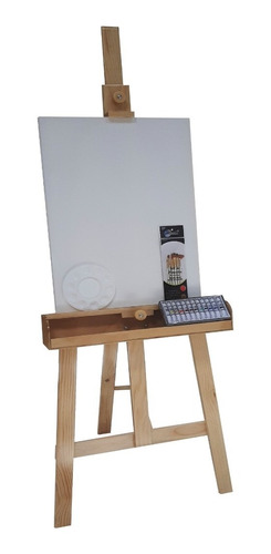 Caballete Tripode Cajon + Kit Pintura