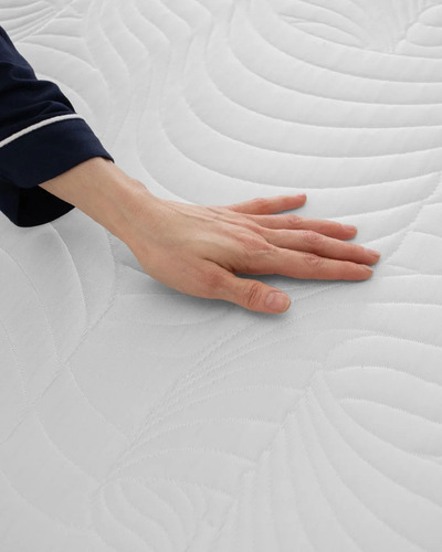Colchon King Size Memory Foam Smart Bamboo Hybrid Premium Color Blanco