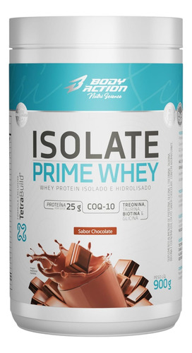 Whey Isolate Prime 900g Com Stevia Sezo Lactose Bodyaction