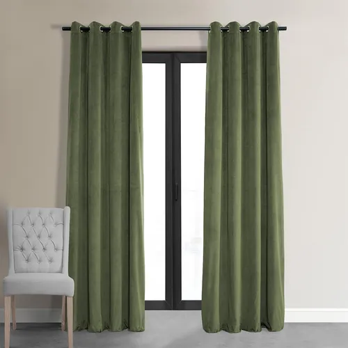 Modelo 3d Cortinas De Ojal De Terciopelo - 1226133