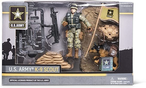 Ejército De Los Estados Unidos K9 playset