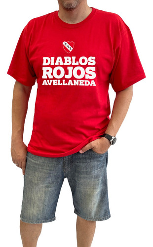 Remera Independiente Oficial Diablos Rojos Nuevo Modelo 